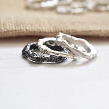 Sterling Silver Organic Ring
