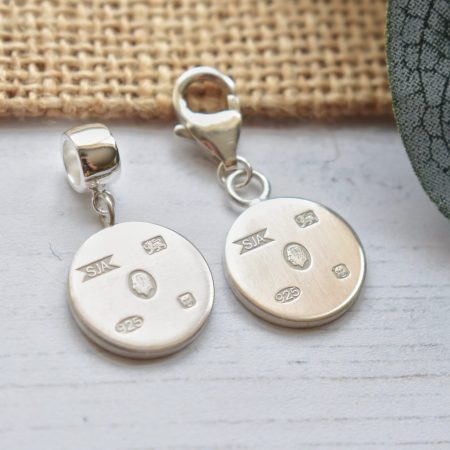 King Charles III Commemorative Coronation Jewellery Sterling Silver Hallmarked Charm European Charm Bracelet Compatible Keepsake